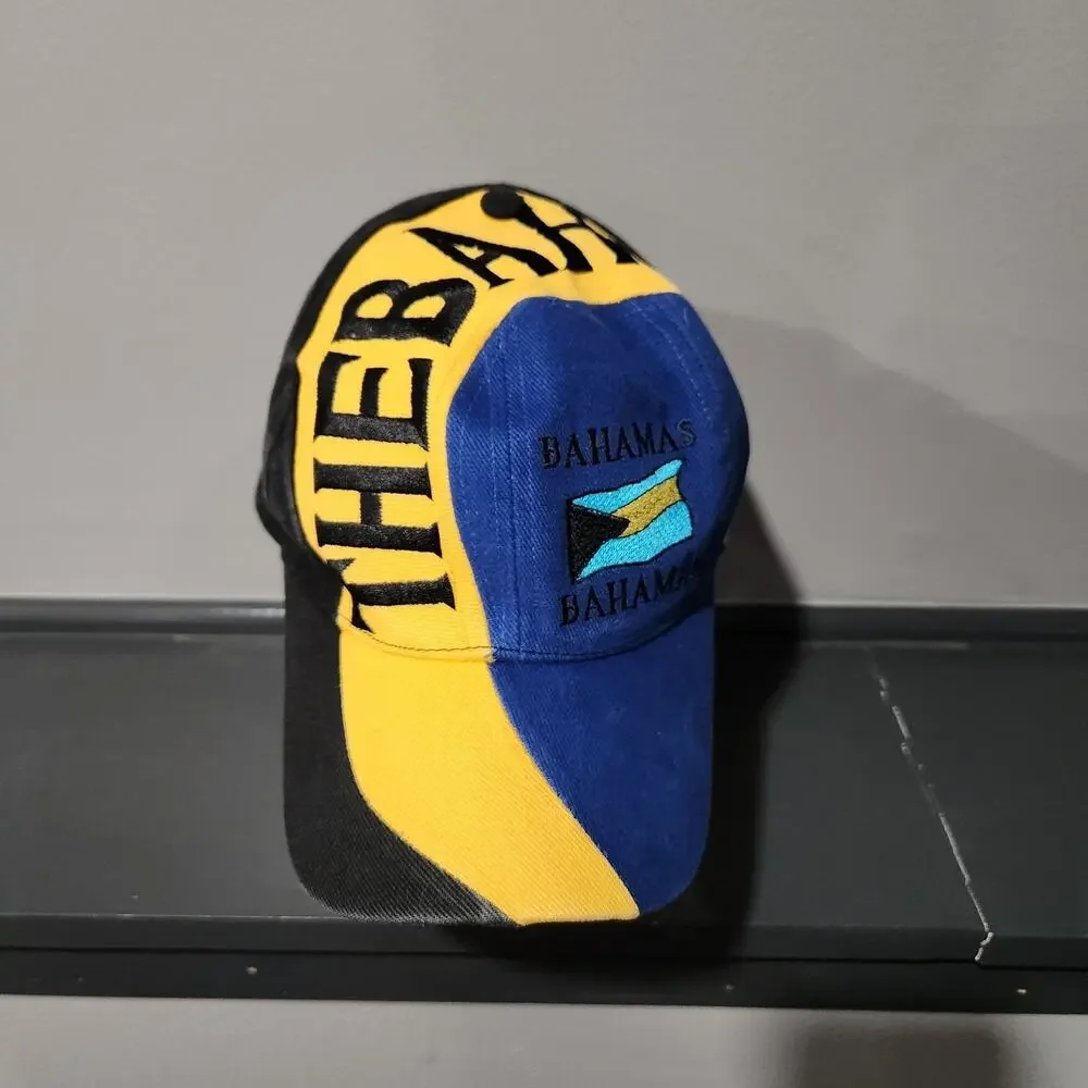 VTG 90s The Bahamas Island Dreams Adjustable‎ Strapback Hat Cap OSFA